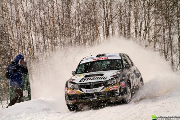 Kajetan Kajetanowicz i Jarek Baran z numerem 1. w Rajdzie LOTOS