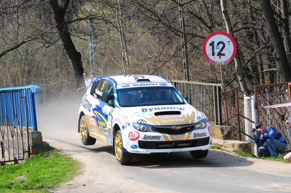 Subaru Poland Rally Team po 1 pętli Rajdu Elmot